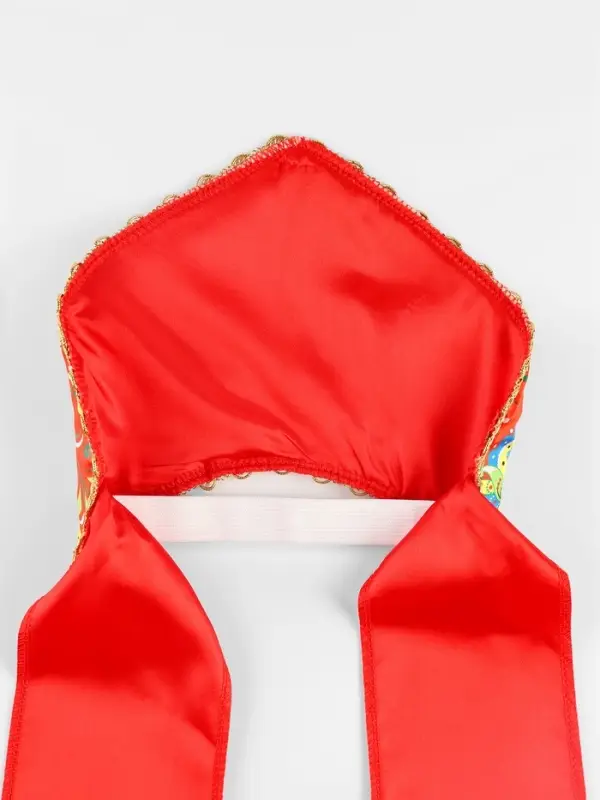 Карнавальный кокошник  Карнавальный кокошник "Народные узоры" цвет красный