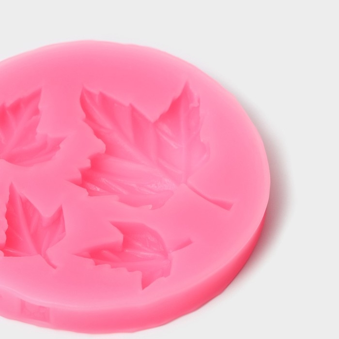 Молд Доляна «Лист кленовый», силикон, 6,5×0,8 см, цвет МИКС Молд Доляна «Лист кленовый», силикон, 6,5×0,8 см, цвет МИКС