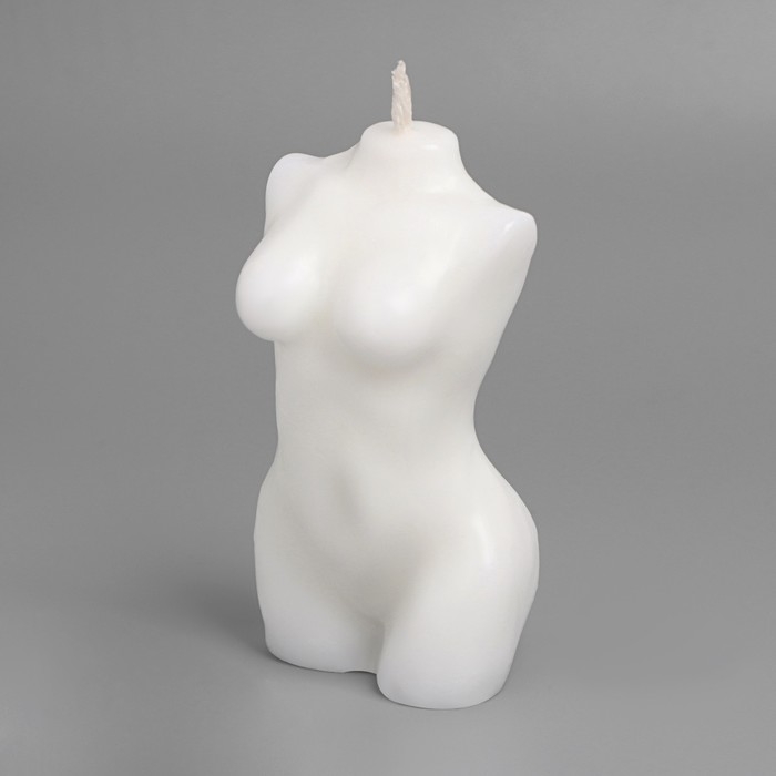 Набор свечей на подставке  Набор свечей на подставке "Мужчина и женщина", бело-розовая подставка