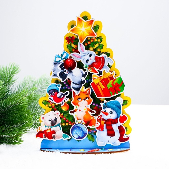 Новогодняя головоломка с липучками «Новый год! Нарядная гостья» Новогодняя головоломка с липучками «Новый год! Нарядная гостья»