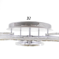 Люстра с ПДУ 1833/8WT LED 228Вт 3000-6000К диммер белый 95х58х15 см BayerLux