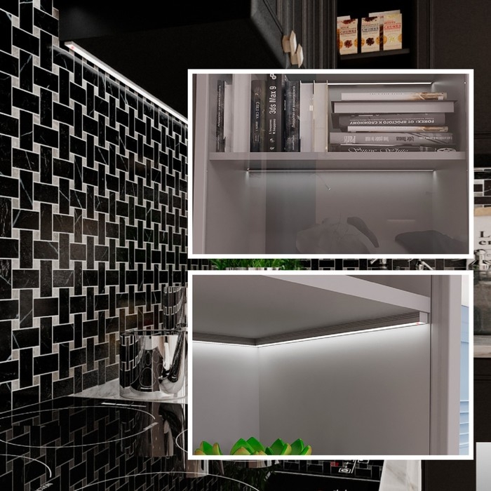 Сенсорный выключатель Apeyron, в алюм. профиль, высота 6 мм, 36/72Вт, IP20, функц. димм. Сенсорный выключатель Apeyron, в алюм. профиль, высота 6 мм, 36/72Вт, IP20, функц. димм.