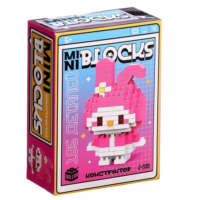 Конструктор «Mini Blocks. Зайчик», 185 деталей Конструктор «Mini Blocks. Зайчик», 185 деталей