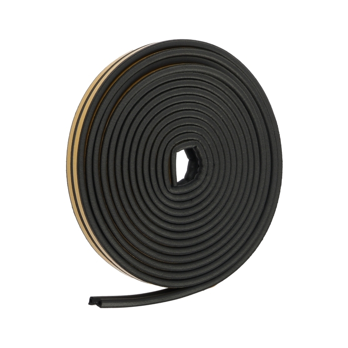 Уплотнитель резиновый ТУНДРА, профиль P, размер 5,5х9 мм, черный, в упаковке 10 м Уплотнитель резиновый ТУНДРА, профиль P, размер 5,5х9 мм, черный, в упаковке 10 м