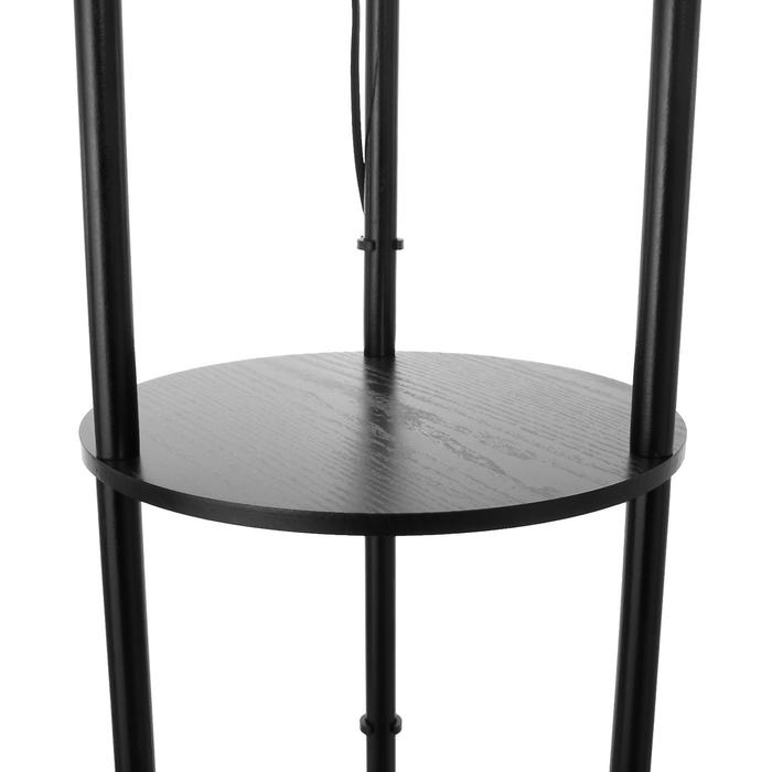 Торшер "Практик" Е27 40Вт черный 29х29х159 см