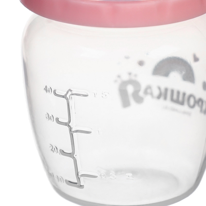 Бутылочка для кормления, классическое горло, 60 мл (мерная шкала до 40мл) Basic, 0+ мес., цвет розовый Бутылочка для кормления, классическое горло, 60 мл (мерная шкала до 40мл) Basic, 0+ мес., цвет розовый