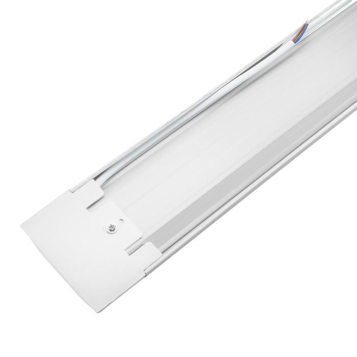 Cветильник линейный светодиодный Ecola, 36 Вт, 4200 К, 220 В, IP20, 1200х75х25 мм Cветильник линейный светодиодный Ecola, 36 Вт, 4200 К, 220 В, IP20, 1200х75х25 мм