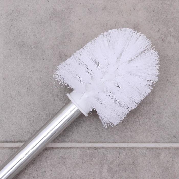 Ёршик для унитаза, 7,5×7,5×35 см, цвет хром Ёршик для унитаза, 7,5×7,5×35 см, цвет хром