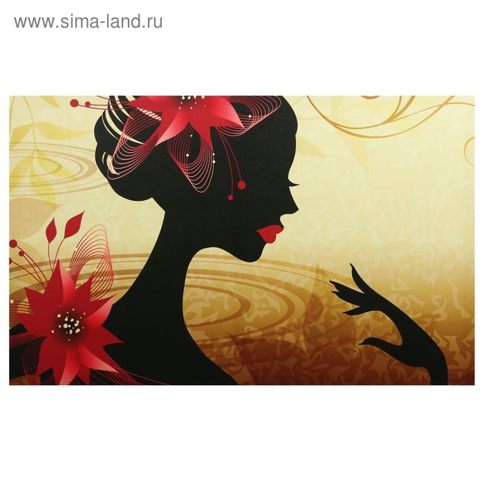 Картина- холст на подрамнике Картина- холст на подрамнике"Девушка" 67*107 см
