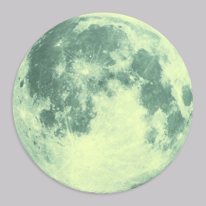 Наклейка 3Д интерьерная Наклейка 3Д интерьерная "Полнолуние", светящаяся, 30х30см