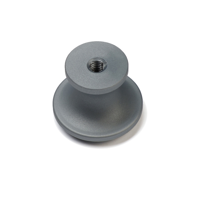 Ручка кнопка CAPPIO RK148, d=24 мм, цвет графит Ручка кнопка CAPPIO RK148, d=24 мм, цвет графит