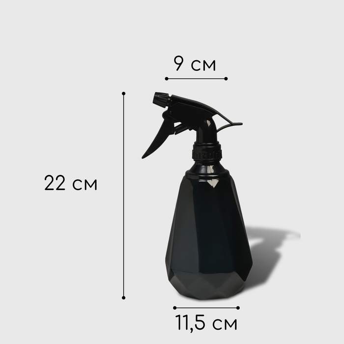 Пульверизатор, 0,5 л, чёрный перламутр, Greengo Пульверизатор, 0,5 л, чёрный перламутр, Greengo