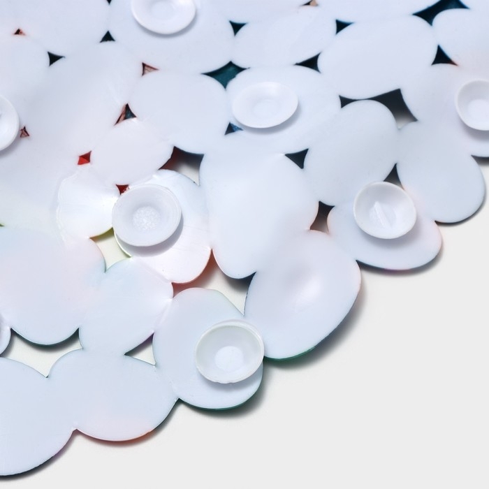 Коврик противоскользящий в ванну на присосках Доляна «Яркие рыбы», 35×68 см