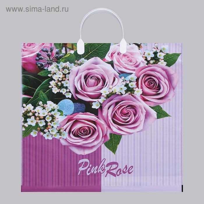 Пакет Пакет "Камилла", полиэтиленовый с пластиковой ручкой, 100 мкм 40 х 44 см