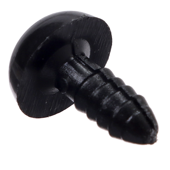 Глаза винтовые с заглушками, набор 30 шт., размер 1 шт. — 1,2 см, цвет чёрный Глаза винтовые с заглушками, набор 30 шт., размер 1 шт. — 1,2 см, цвет чёрный