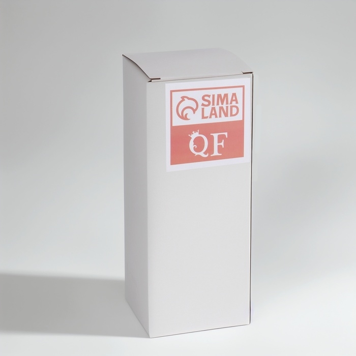 Органайзер для ватных палочек и дисков «BAMBOO», с крышкой, 2 съёмные секции, 7 × 18,5 см, в картонной коробке, цвет прозрачный