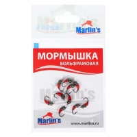 Мормышка вольфрам Marlin's Мураш №1, 3 мм, 0.3 г, цвет черный, 10 шт.