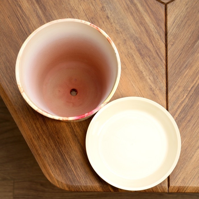 Набор горшков Авангард элегант, 0,3 / 0,8 / 1,7 / 3,2 л, бежево-желтый Набор горшков Авангард элегант, 0,3 / 0,8 / 1,7 / 3,2 л, бежево-желтый