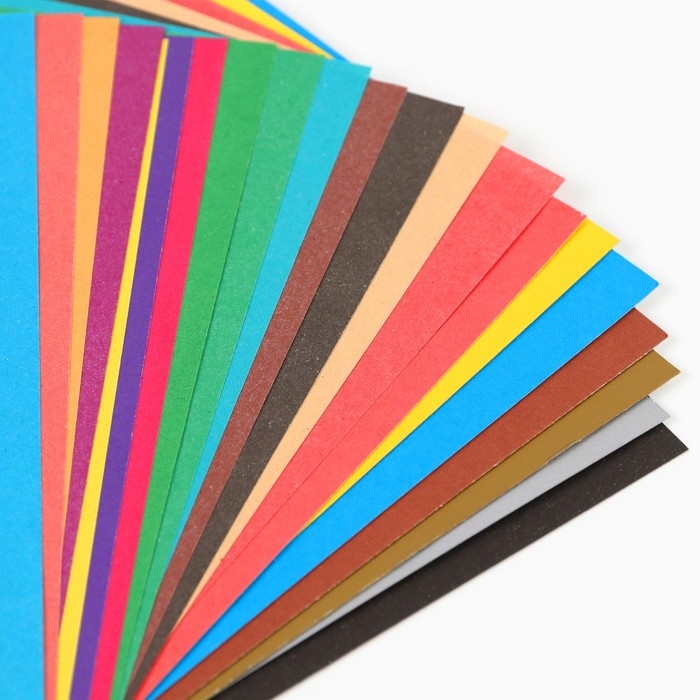 Набор  Набор "Смешарики" А5: 10л цветного одностороннего картона + 16л цветной двусторонней бумаги