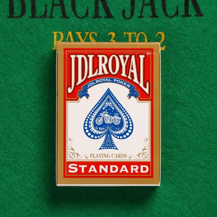 Карты игральные бумажные Jdlroyal 280 г/м2, пластиковое покрытие Карты игральные бумажные Jdlroyal 280 г/м2, пластиковое покрытие