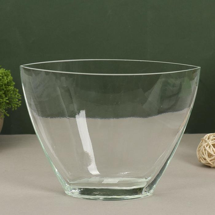 Ваза Ваза "Ефрат" 16х22х11,5 см, 1,6л 5425 прозрачная