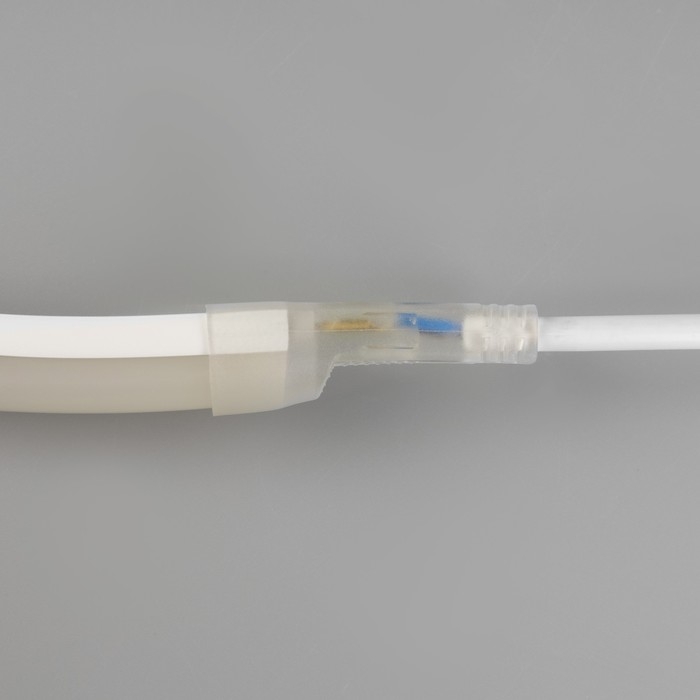 Гибкий неон Luazon Lighting 16 мм D-образный, IP65, 50 м, SMD2835, 120 LED/м, 220 В, свечение белое Гибкий неон Luazon Lighting 16 мм D-образный, IP65, 50 м, SMD2835, 120 LED/м, 220 В, свечение белое