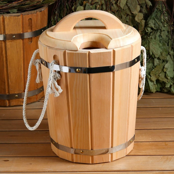 Запарник 10л. КЕДР , с крышкой Запарник 10л. КЕДР , с крышкой