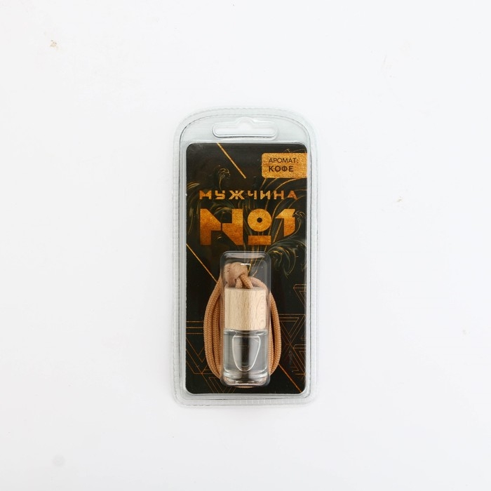 Ароматизатор подвесной «Мужчина №1», аромат: кофе, 5 мл Ароматизатор подвесной «Мужчина №1», аромат: кофе, 5 мл