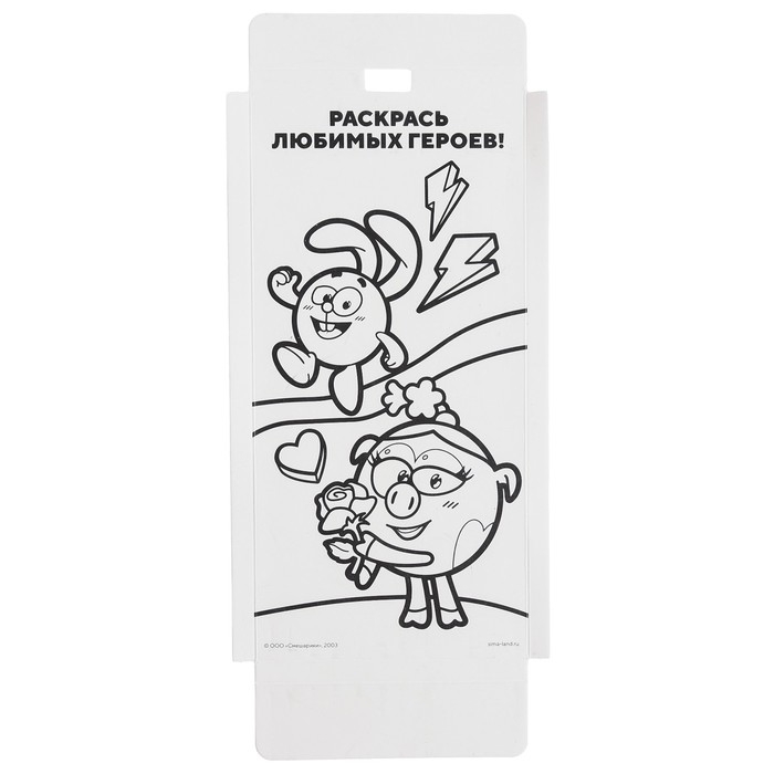 Карандаши цветные 12 цветов, заточенные, картонная упаковка, европодвес, Смешарики Карандаши цветные 12 цветов, заточенные, картонная упаковка, европодвес, Смешарики