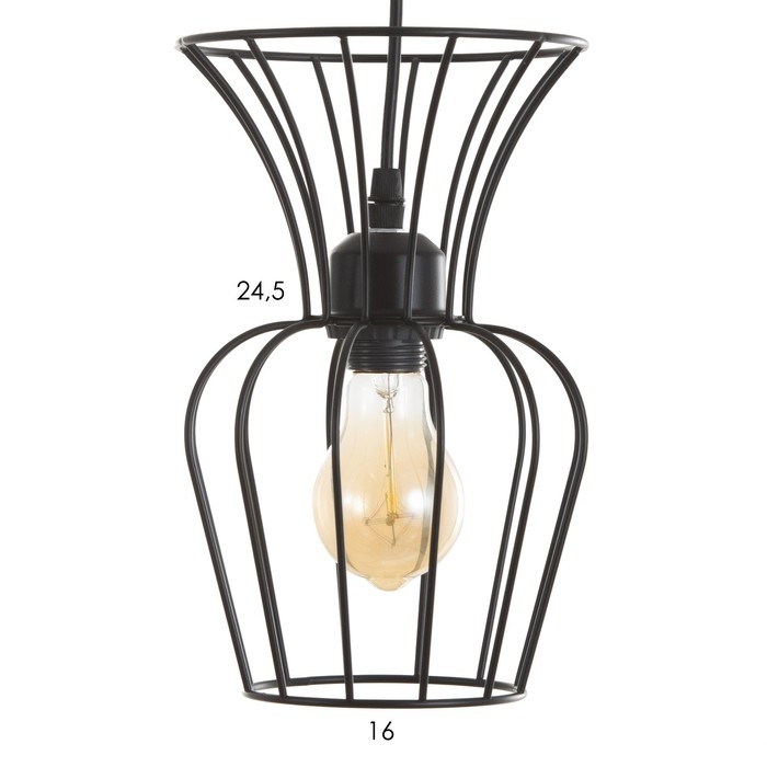 Светильник BayerLux "Фрейя" 3хЕ27 40Вт черный 16х50х23-123см