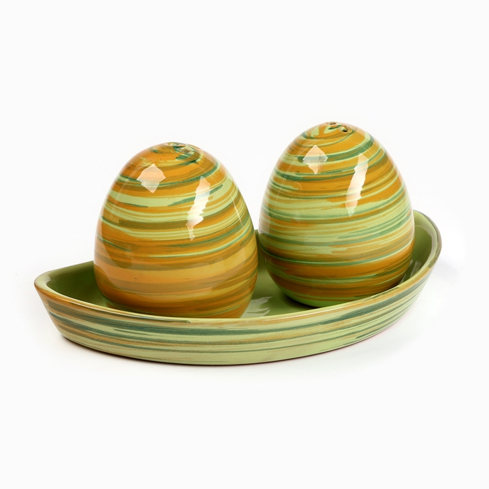 Набор для специй Набор для специй "Премиум Дуо" солонка+перечница на подставке, витаминка