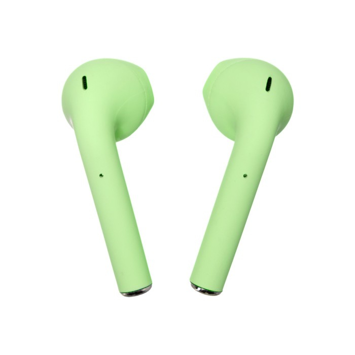 Наушники беспроводные Luazon i12, TWS, BT 5.0, 35/300 мАч, сенсор, матовые, зелёные