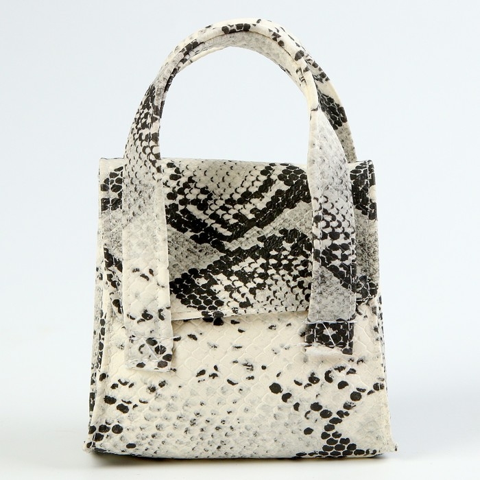 Сумка для кукол «Питон», цвет черно-белый Сумка для кукол «Питон», цвет черно-белый