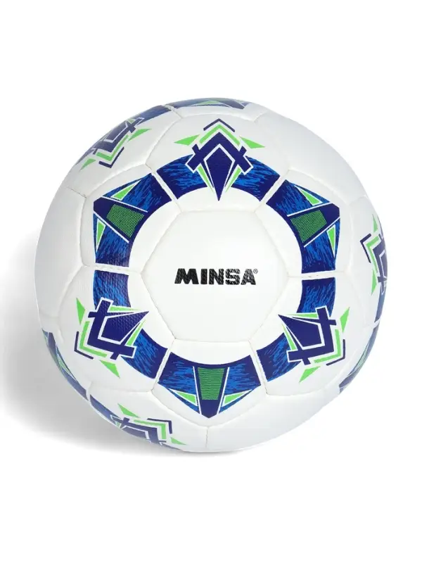 Футбольный мяч Minsa FB100 HS, ручная сшивка, 32 панели, размер 5 Футбольный мяч Minsa FB100 HS, ручная сшивка, 32 панели, размер 5