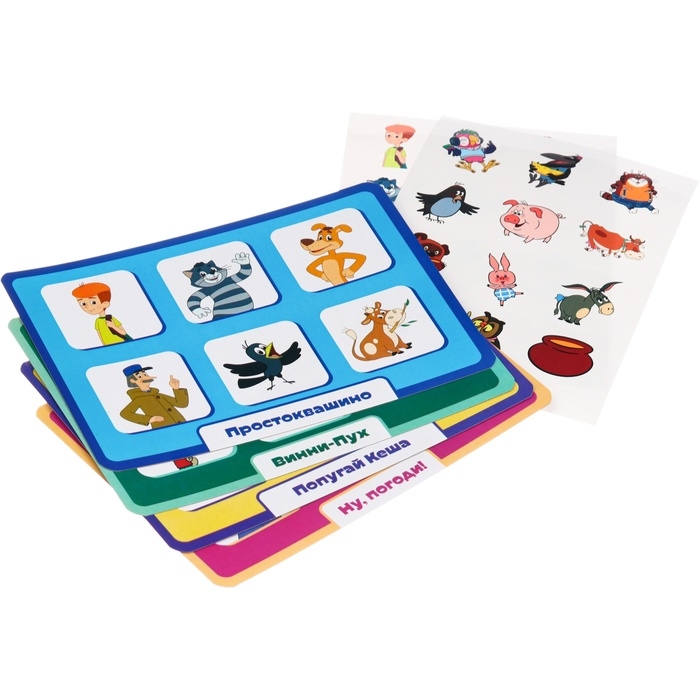 Лото «С любимыми героями», 1-4 игрока, 3+ Лото «С любимыми героями», 1-4 игрока, 3+