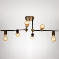 Люстра 2250/6 E27 40Вт черно-бронзовый 70х40х24 см BayerLux