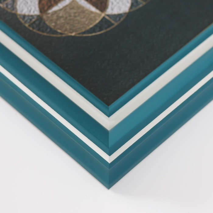 Фоторамка пластик 13х18 см Фоторамка пластик 13х18 см "Амалия" с белой полосой 17,5х22,5 см