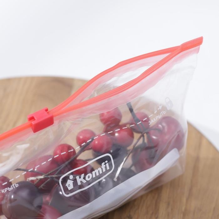 Пакеты с sаfe-защёлкой 1 л, 15 шт Пакеты с sаfe-защёлкой 1 л, 15 шт