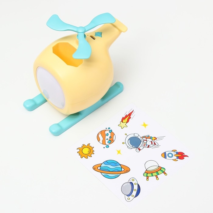 Ночник Ночник "Вертолёт" LED 1,5Вт USB АКБ МИКС 12х8х10,5 см RISALUX