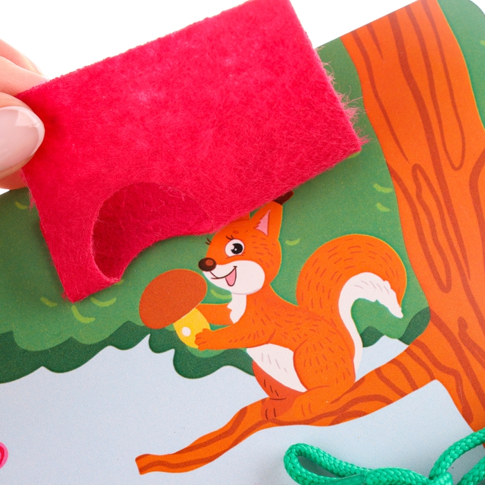 Бизиборд «Лесные друзья» 27×20 см Бизиборд «Лесные друзья» 27×20 см