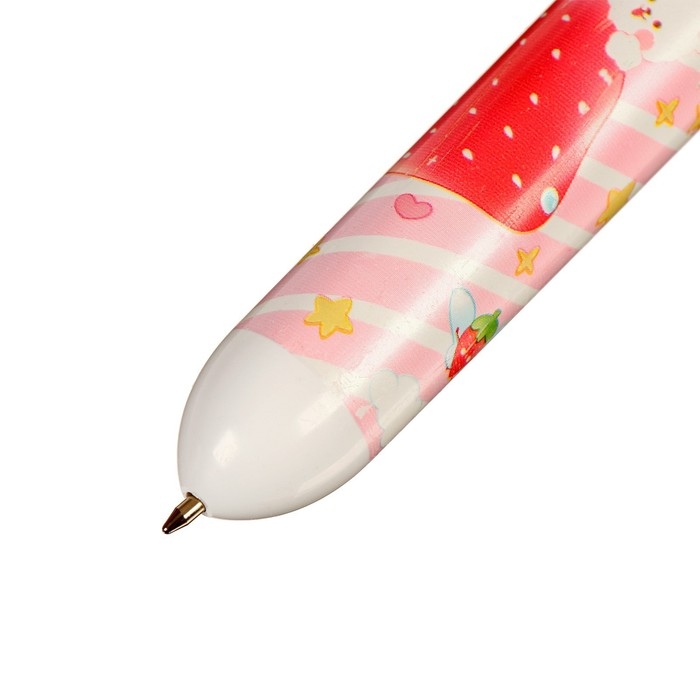 Ручка шариковая Ручка шариковая "Зайчик" 10-цветная, 0.5 мм, МИКС (штрихкод на штуке)