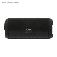 Портативная колонка Blast BAS-461, BT, 10 Вт, microSD, FM, микрофон, 1200 мАч, черная