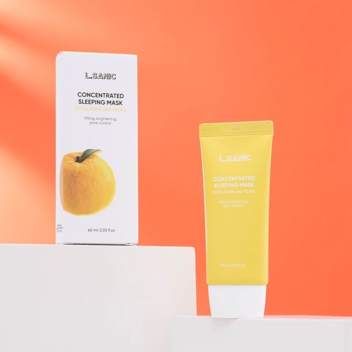 Концентрированная ночная маска Концентрированная ночная маска "L.Sanic" с коллагеном и юдзу, 60 мл