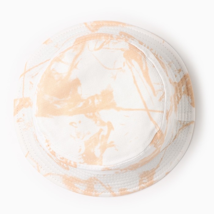 Панама детская MINAKU Панама детская MINAKU "Тай-Дай", цвет белый/бежевый, р-р 54