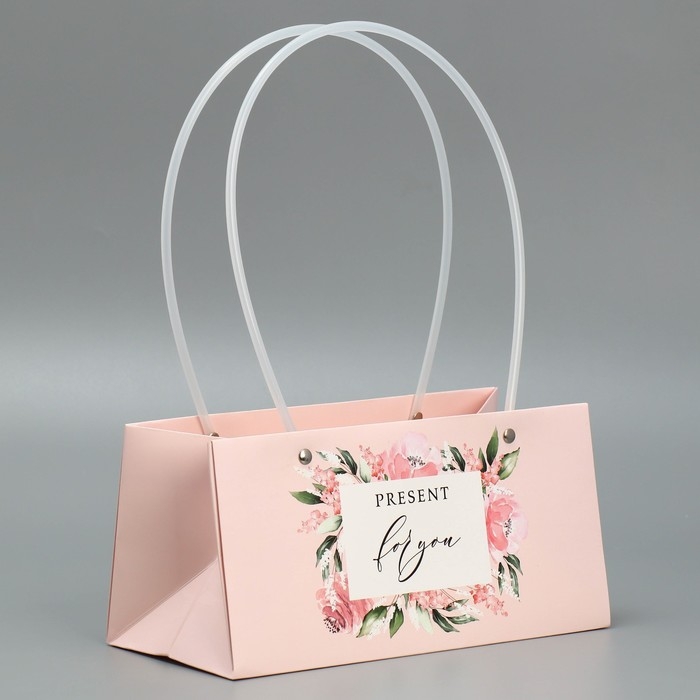 Пакет для цветов For you dear , 24 х 12 х 12 см Пакет для цветов For you dear , 24 х 12 х 12 см