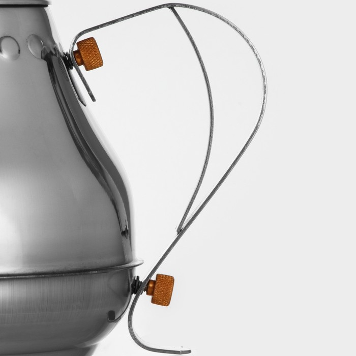 Чайник заварочный из нержавеющей стали «Леранс», 1,2 л, металлическое сито, цвет хромированный Чайник заварочный из нержавеющей стали «Леранс», 1,2 л, металлическое сито, цвет хромированный