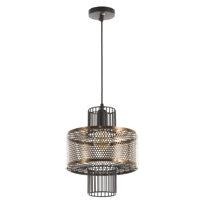 Светильник BayerLux Светильник BayerLux "Цецна" Е27 40Вт черный золото 25х25х30-130см