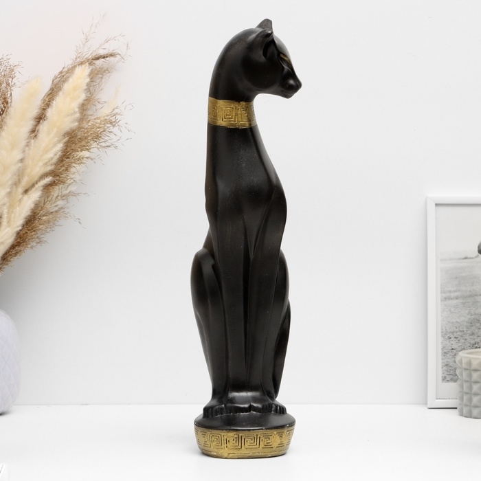 Копилка Копилка "Кошка Кэтти" черная с золотом, 40х10см