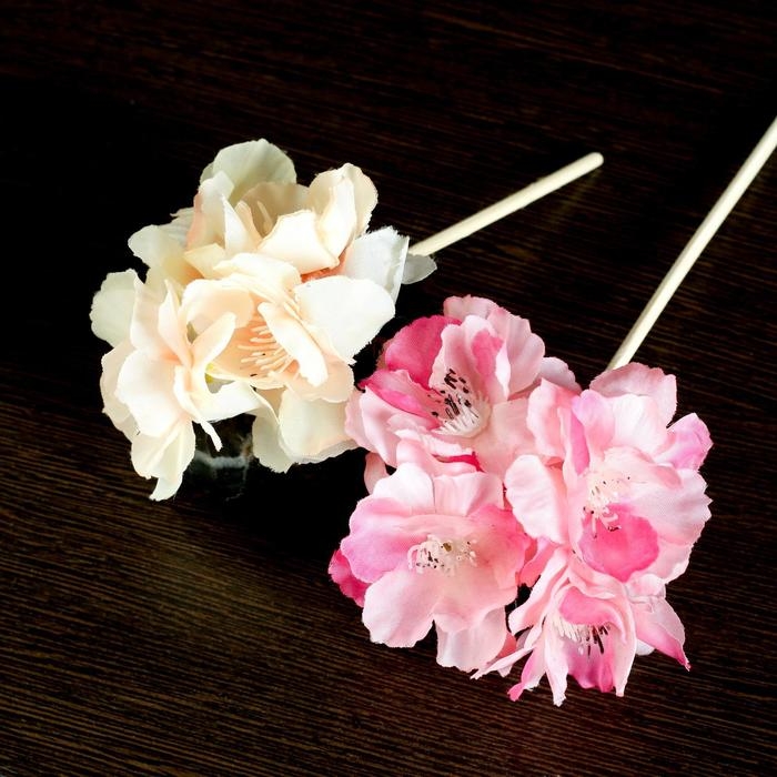 Диффузор ароматический с декором Диффузор ароматический с декором "Сакура", 100 мл, лаванда, "Богатство Аромата"