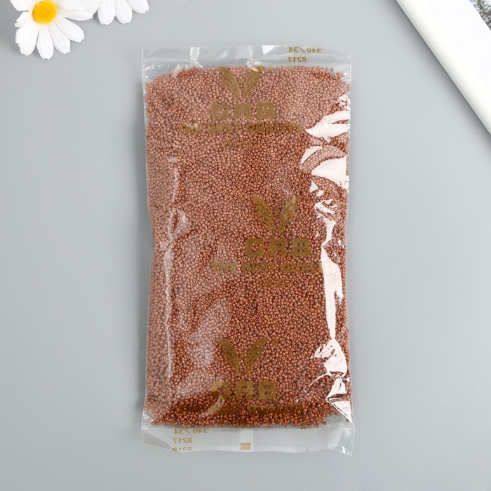 Бисер стекло 12/0  Бисер стекло 12/0 "Терракотовый" ровный №700 450 гр